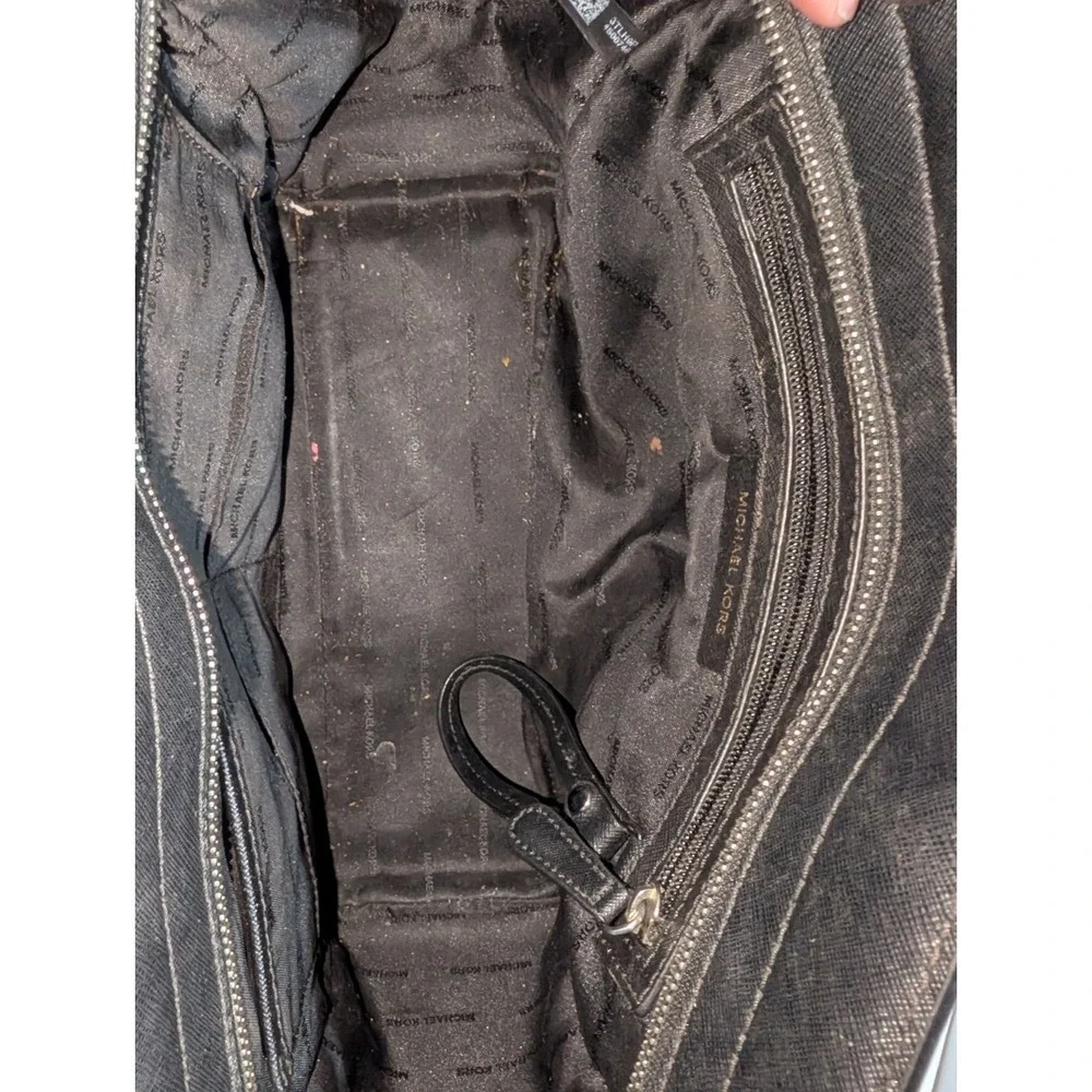Michael Kors Selma Black Studded Hand Bag Cross Body‎ No Strap